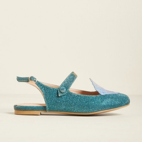 NWT Modcloth Novelty sparkling seaside Flats - Picture 8 of 9